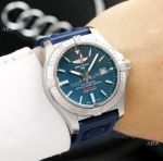Breitling Avenger II Seawolf 44mm Watches SS Blue Dial
